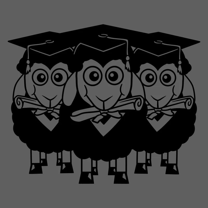 3 Sheep Certificate College Abi Three Students Team