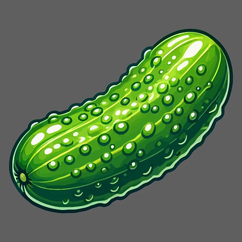 Gebogene Gurke