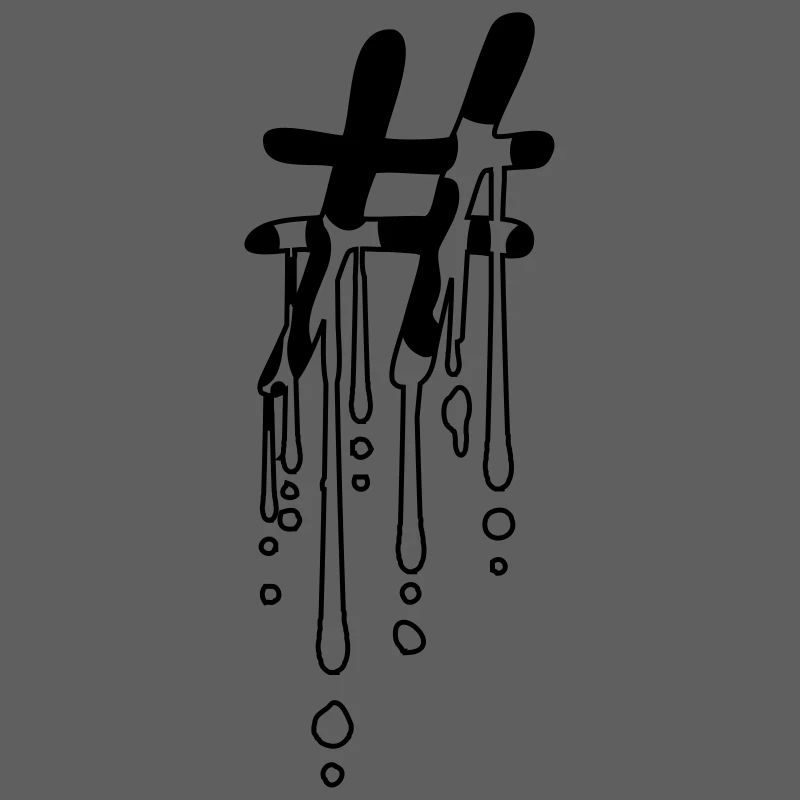 Hashtag Sticky Drop