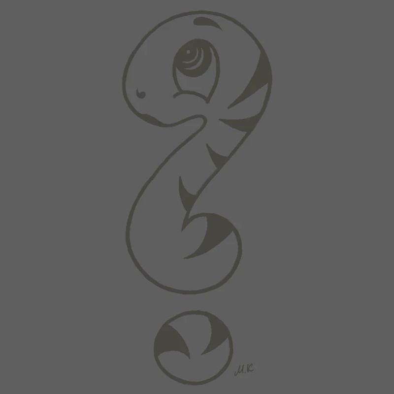 Question mark snake
