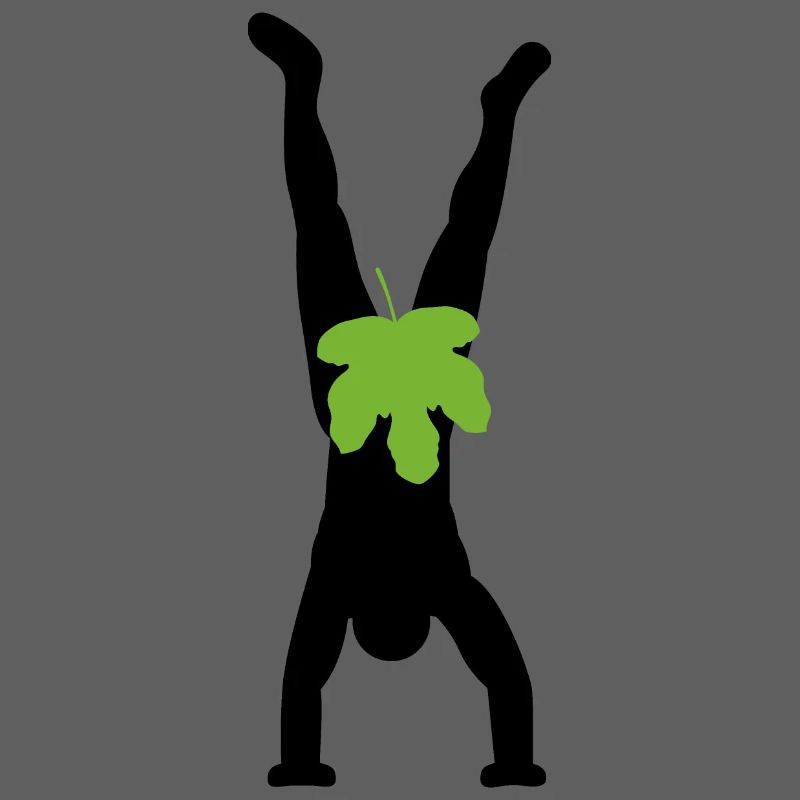 Adam does handstand