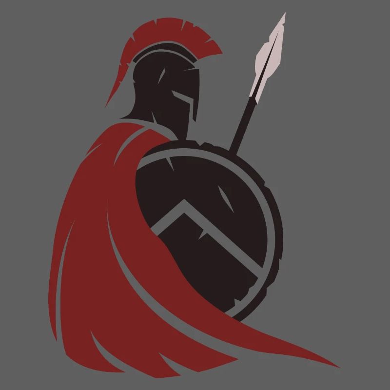 Stylized Spartan Warrior – Strength & Honor