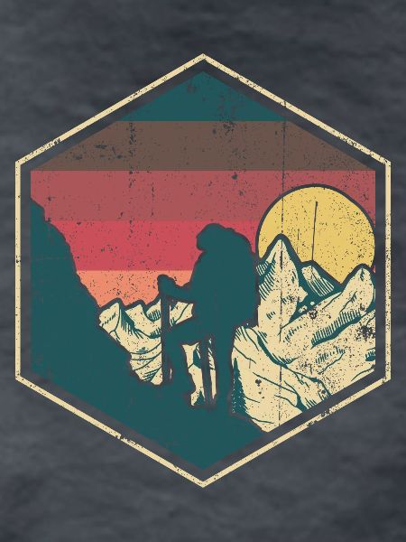 Sunset Summit Climber Hex-Abzeichen