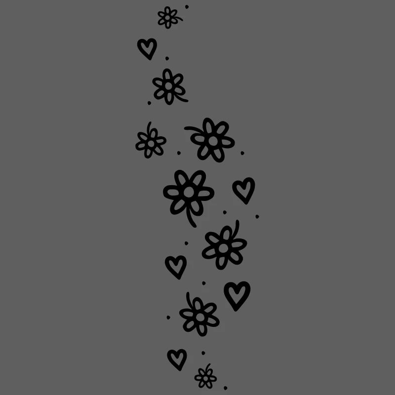Blumen Glitzer