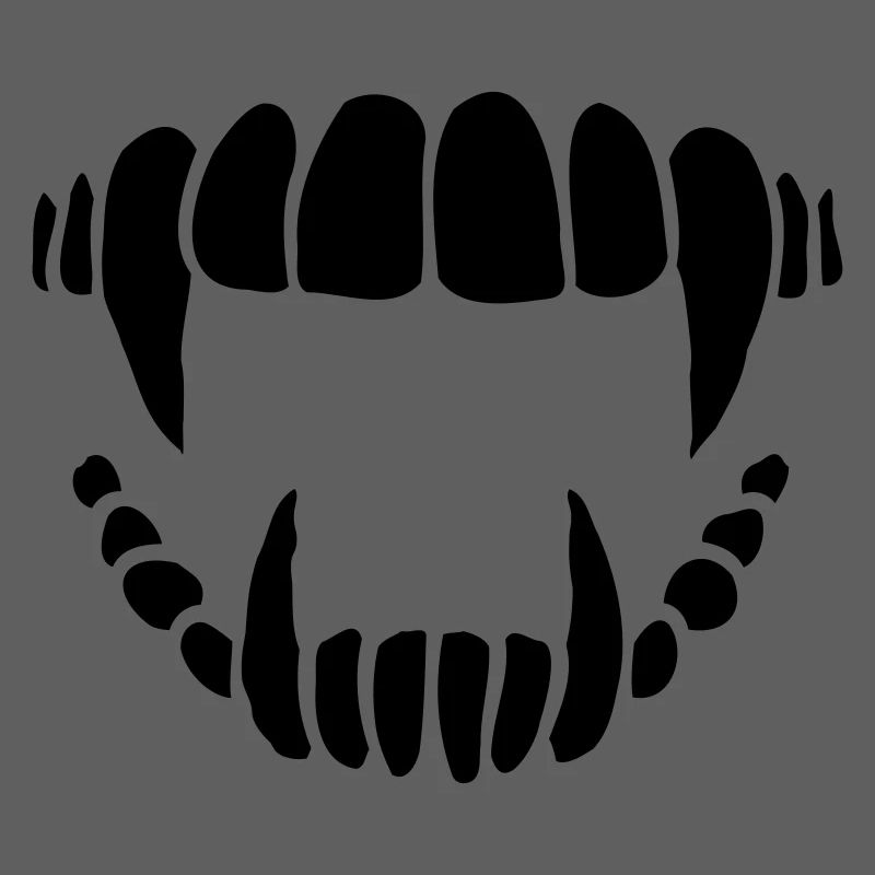 Conception de dents de vampire