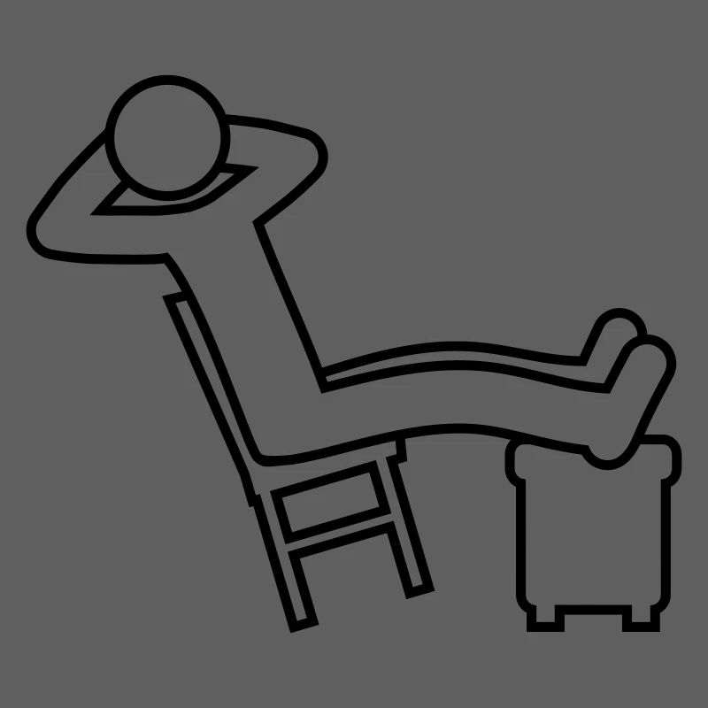 Icône de chaise Relax Man