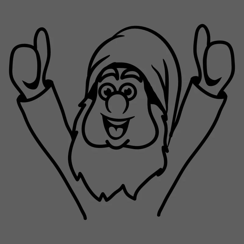 Dwarf thumbs up happy