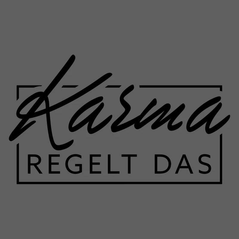 Karma regulates this