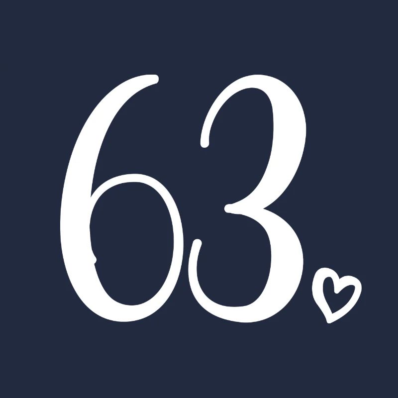 Mignon numéro 63, 63 ans, cadeau de 63e anniversaire