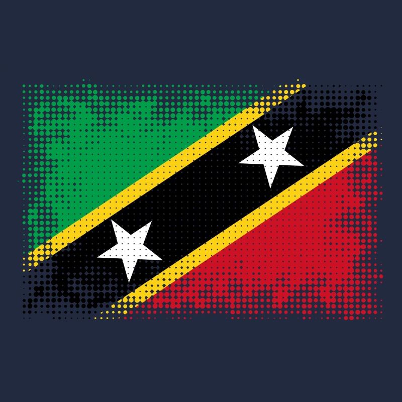 Drapeau Pays Saint-Kitts-et-Nevis