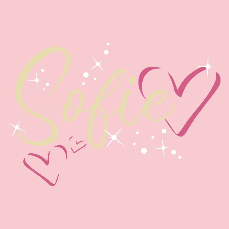 Sofie Surname First name Calligraphy Heart