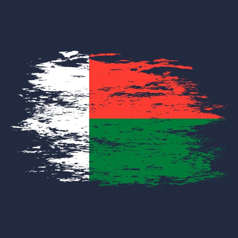 Madagaskar Flagge used