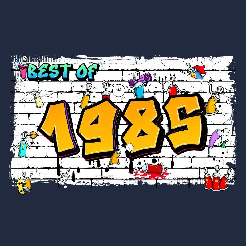 Le meilleur des graffitis de 1985 – 40 ans de nostalgie du néon