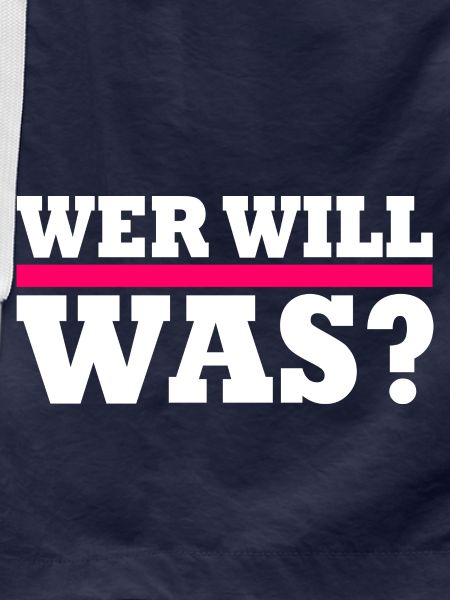Wer will was