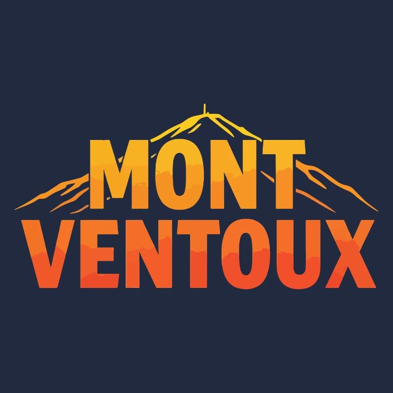 Mont Ventoux Aufstieg Orange