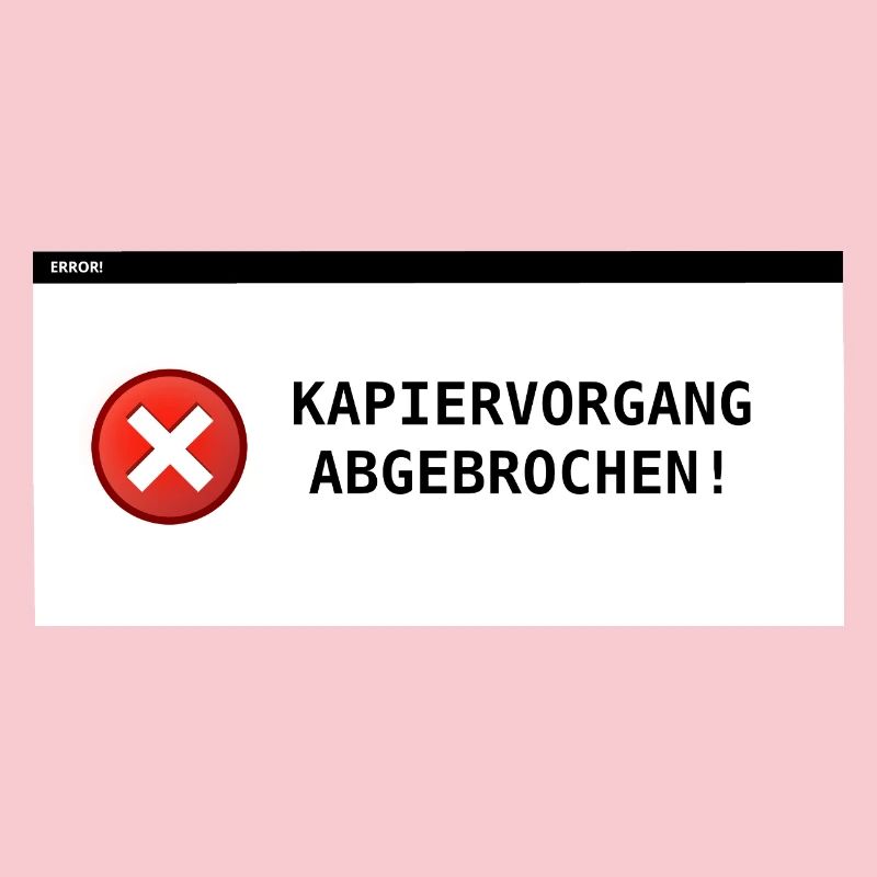 Copying process aborted