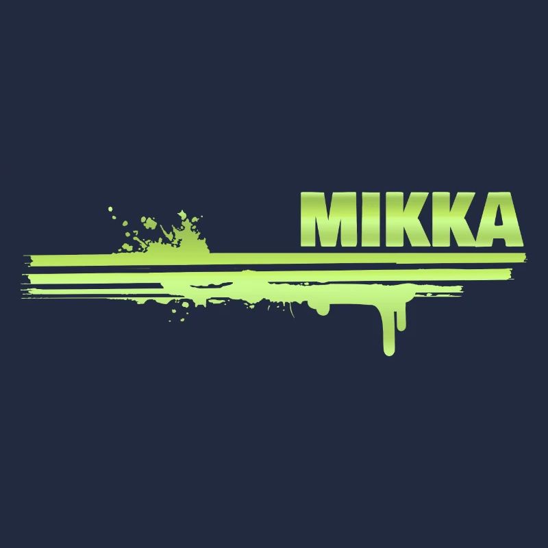 Mikka als Farbklecks