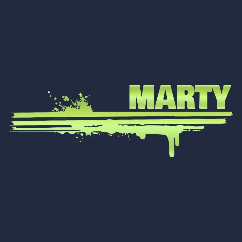 Marty als Farbklecks