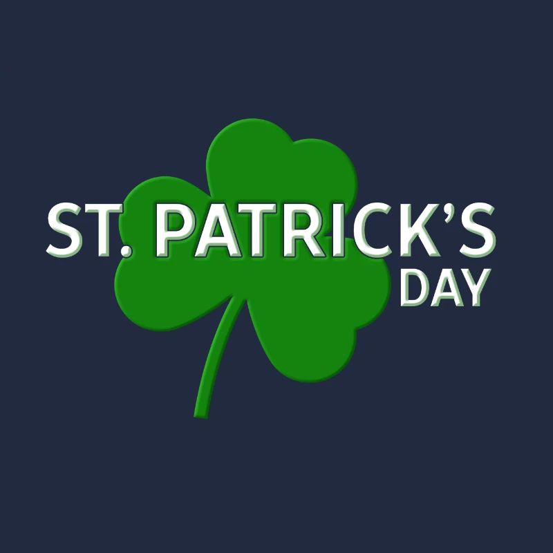 St. Patrick's Day avec le trèfle - avec un trèfle
