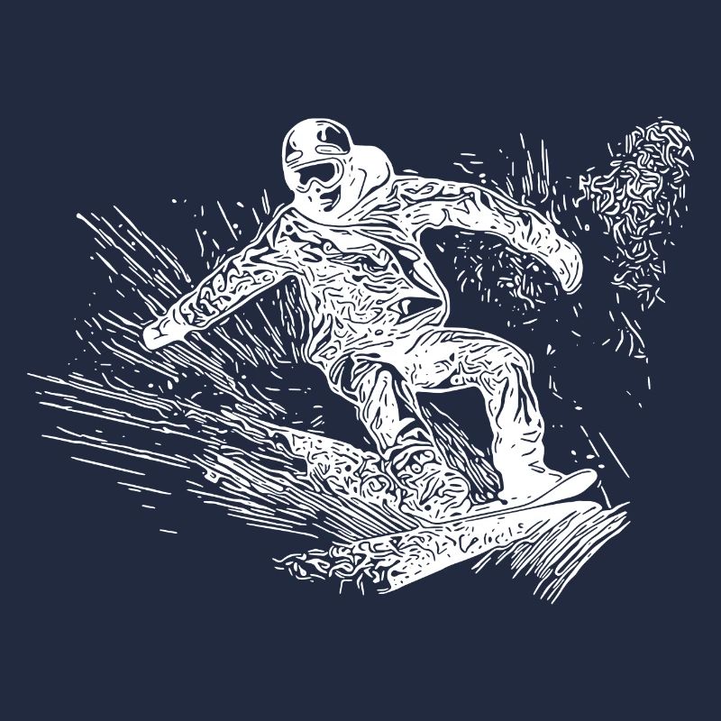 Snowboarding Ride Style Deep Snow Snowboard Move