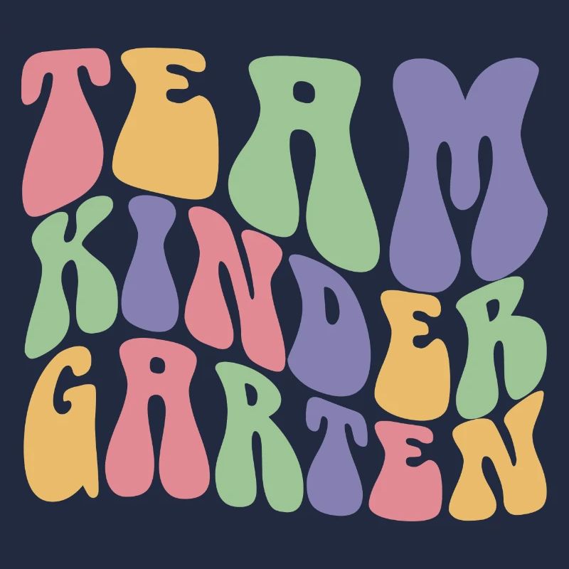 Team Kindergarten Cool Pre-K Teacher & Pupils Gift
