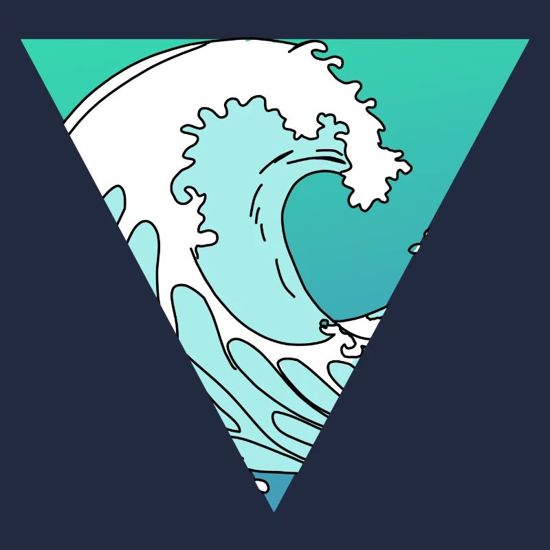 Wave in triangle