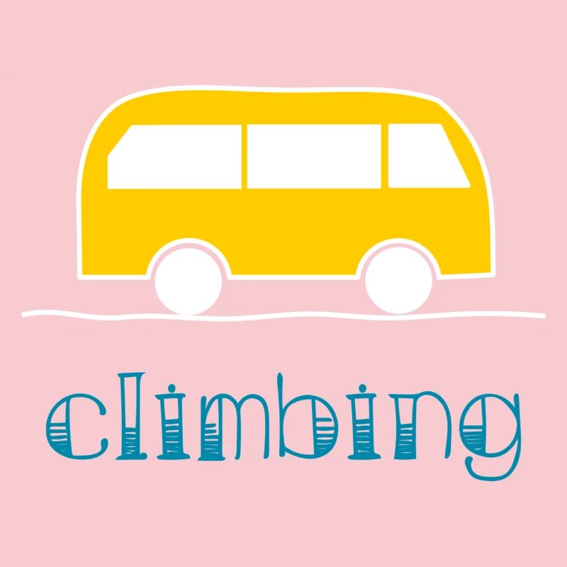 KLETTERN. KLETTERN. VAN. KLETTERN. STEIGEN.