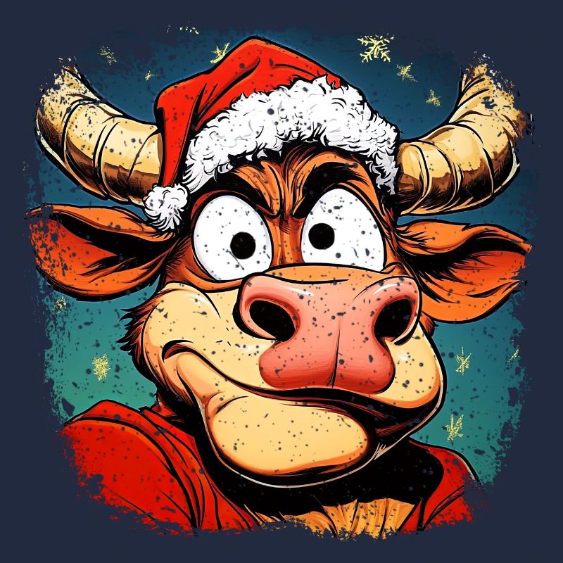 Vache Père Noël