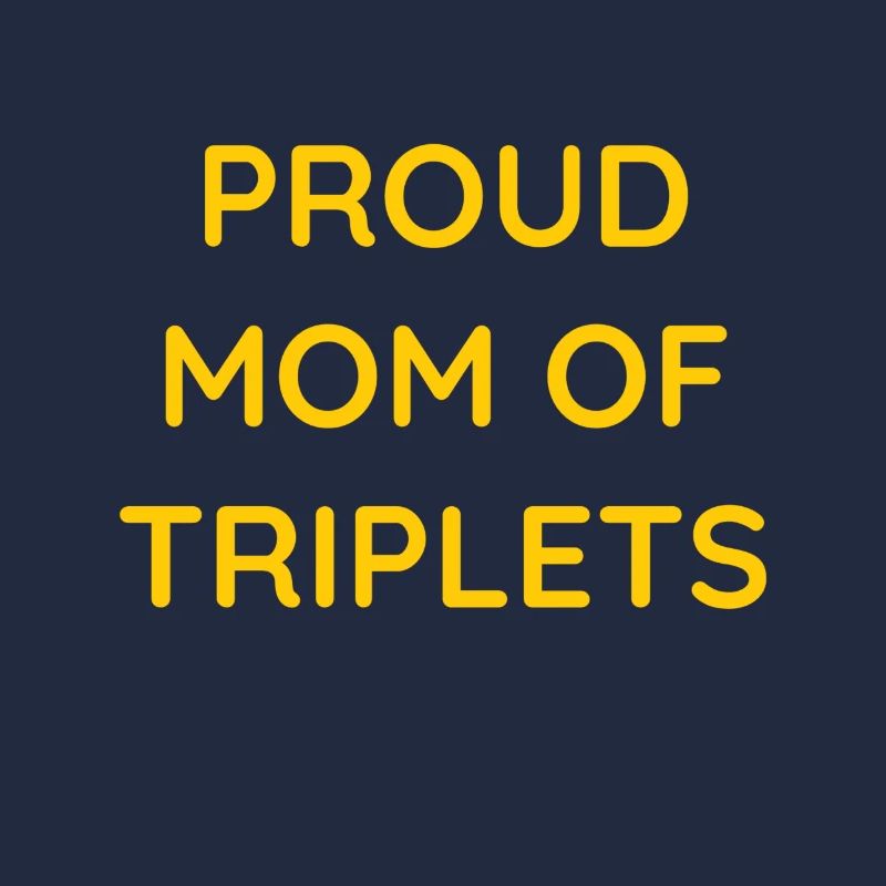 Mère de triplés triple bonheur