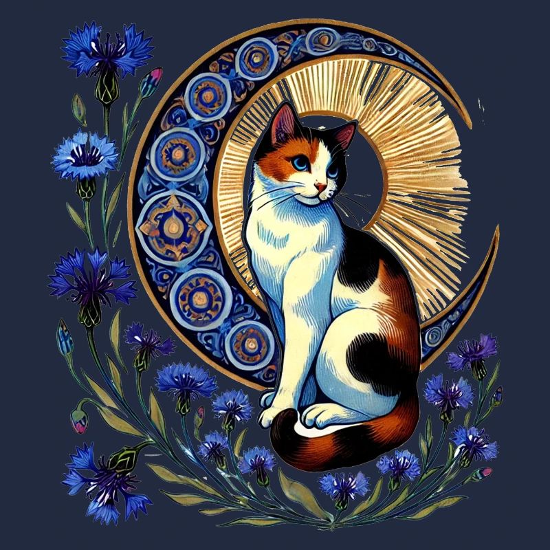 Calico Cat Moon
