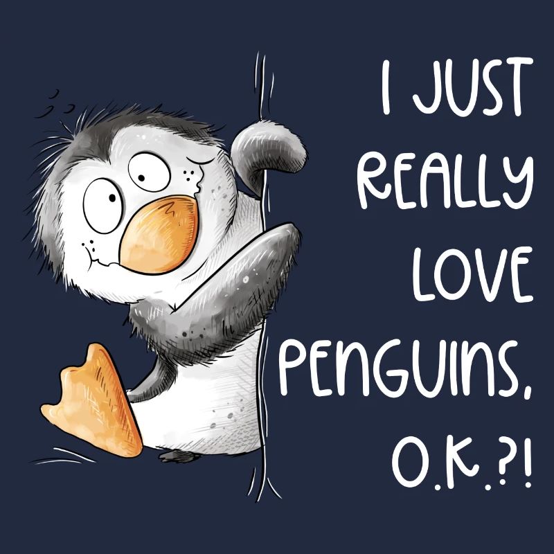 Pingouin Drolliger J’aime vraiment les pingouins