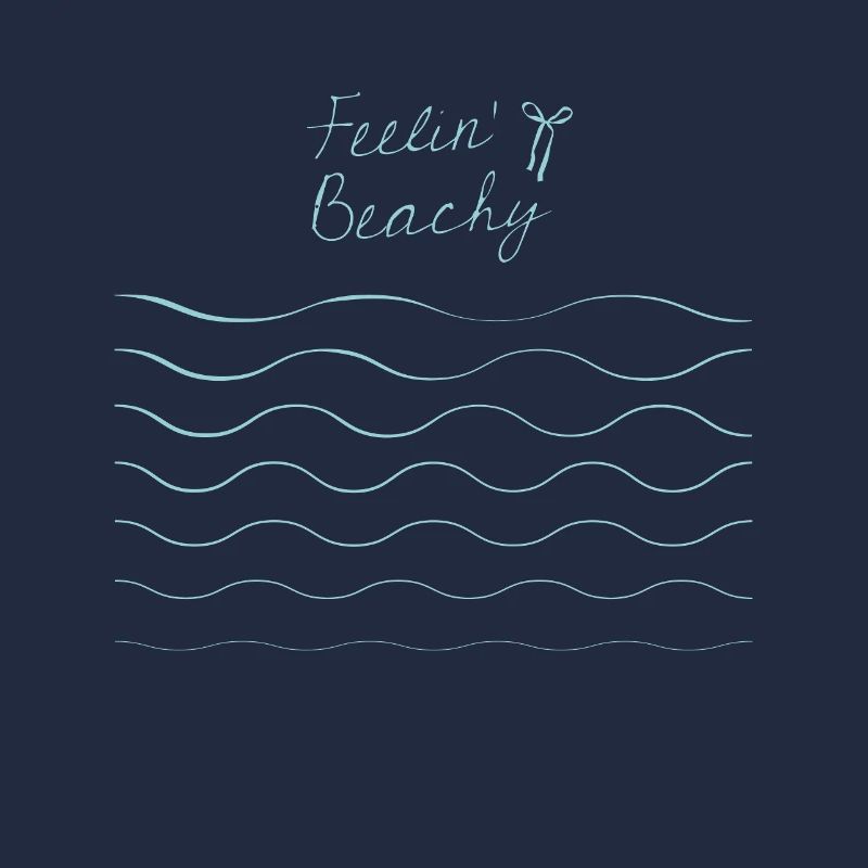 Feeling Beachy Design Plage Drôle pour l'été