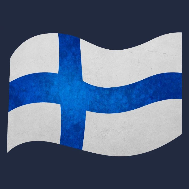 Carte/Drapeau de la Finlande