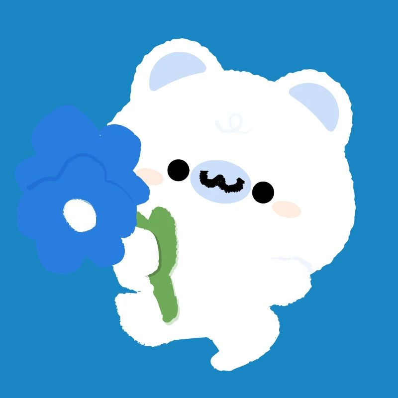 Romantischer Eisbär