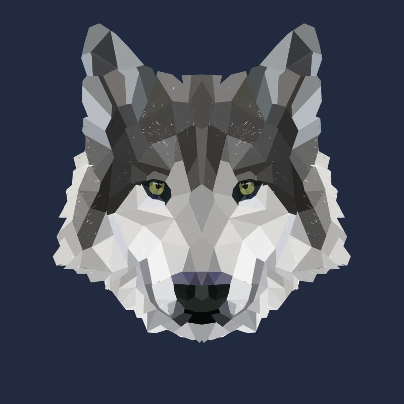 POLYGON WOLF Husky Wölfe Wildtiere Amerika