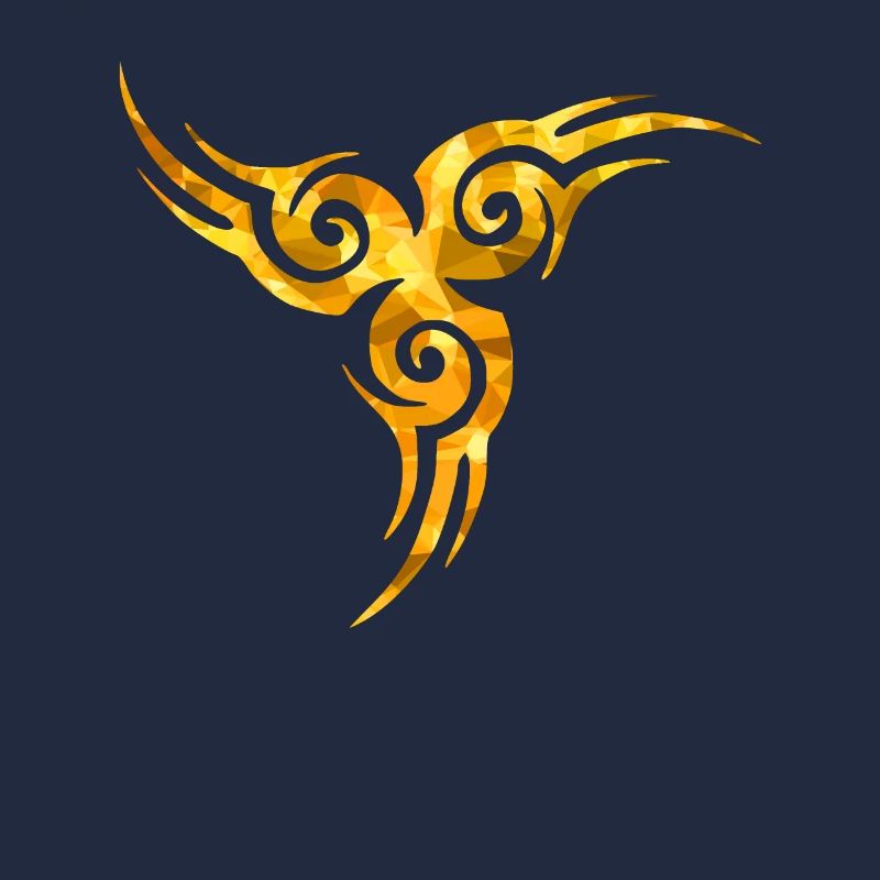 Celtic tattoo gold