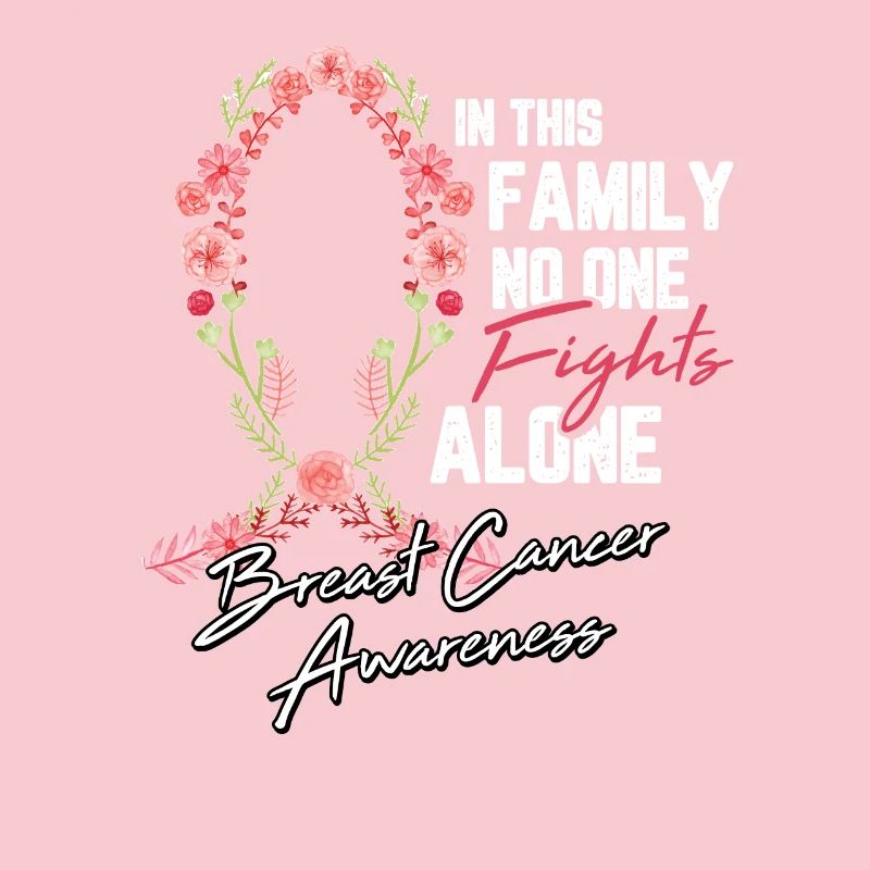 Brustkrebs Schleife Blume Kampf Chemo Geschenk