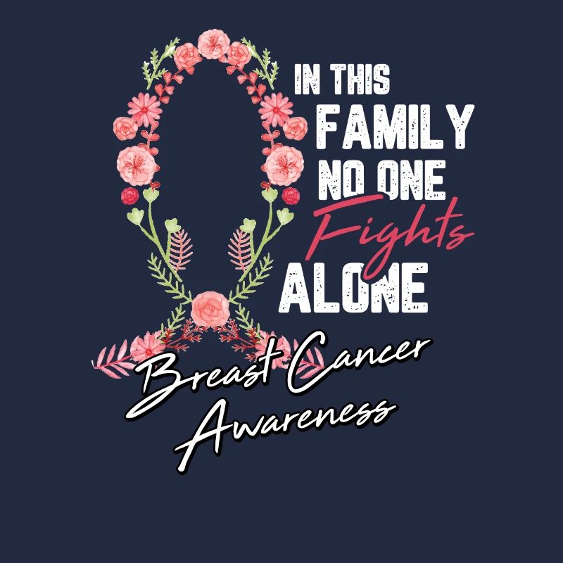 Breast Cancer Ribbon Flower Fight Chemo Gift