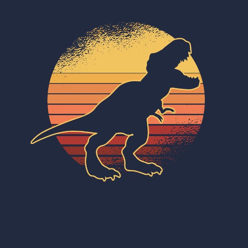T-Rex Rex Dinosaurier Retro Spruch Geschenk