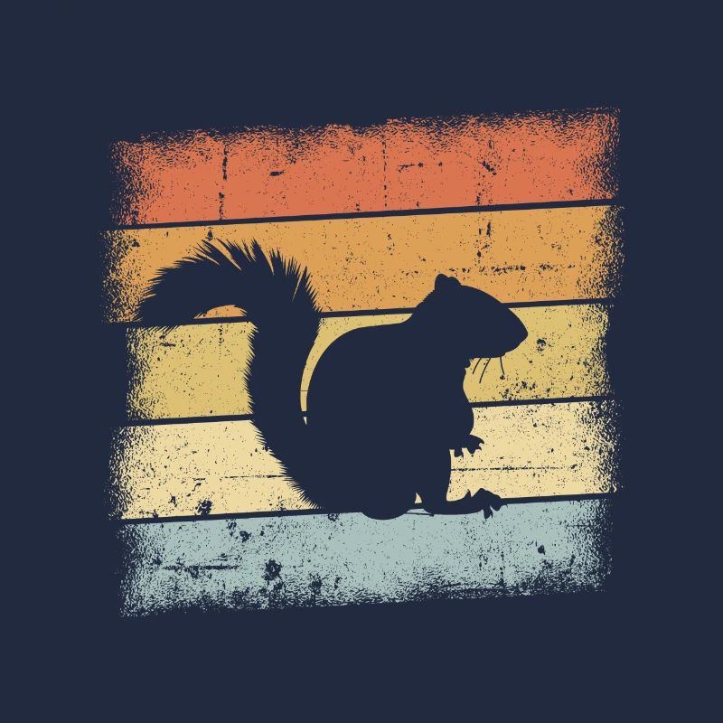 Squirrel Retro Design