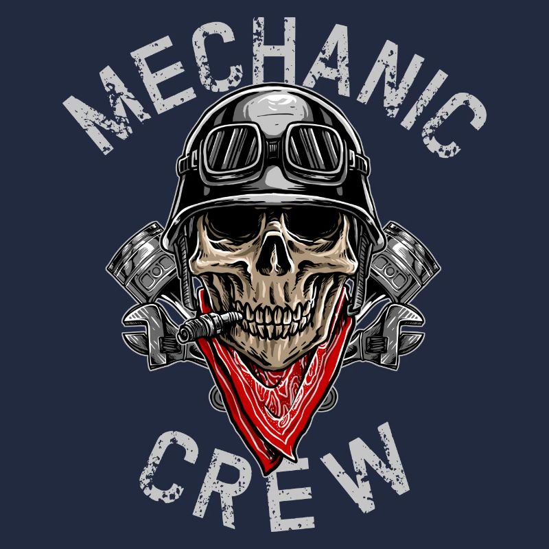 MECHANIC CREW - Biker Skull