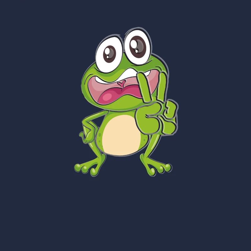 Frosch lustig