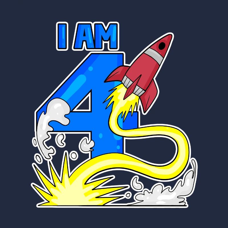 4 anniversaire garçon - 4 ans - J’ai 4 ans