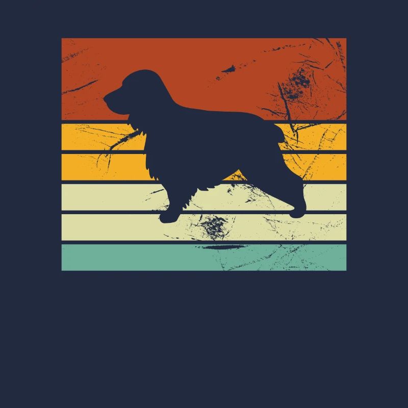 Cocker Spaniel Dog Dog Lover Retro Gift
