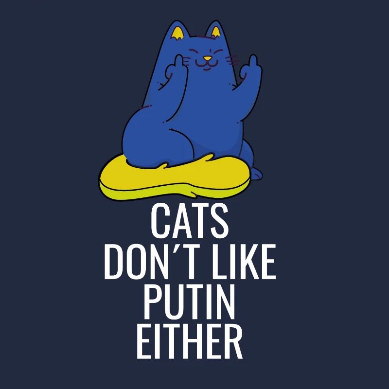 Ukraine cats don't like Putin either