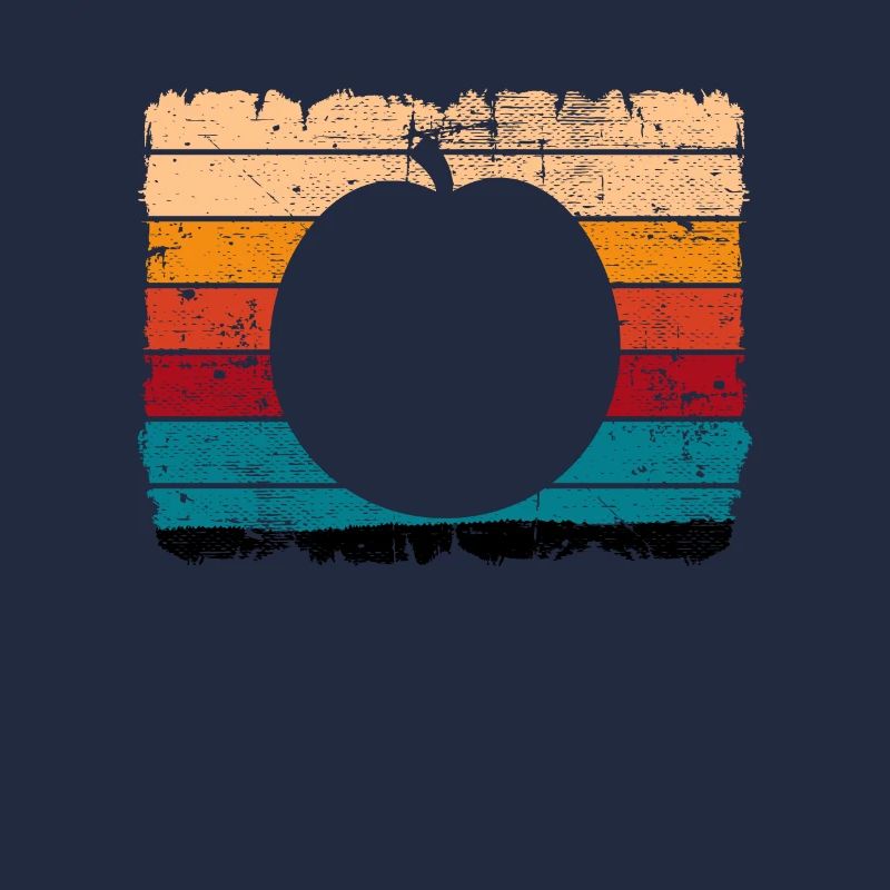 Apricot Fruit Lover Retro Veggie Diet Gift idea