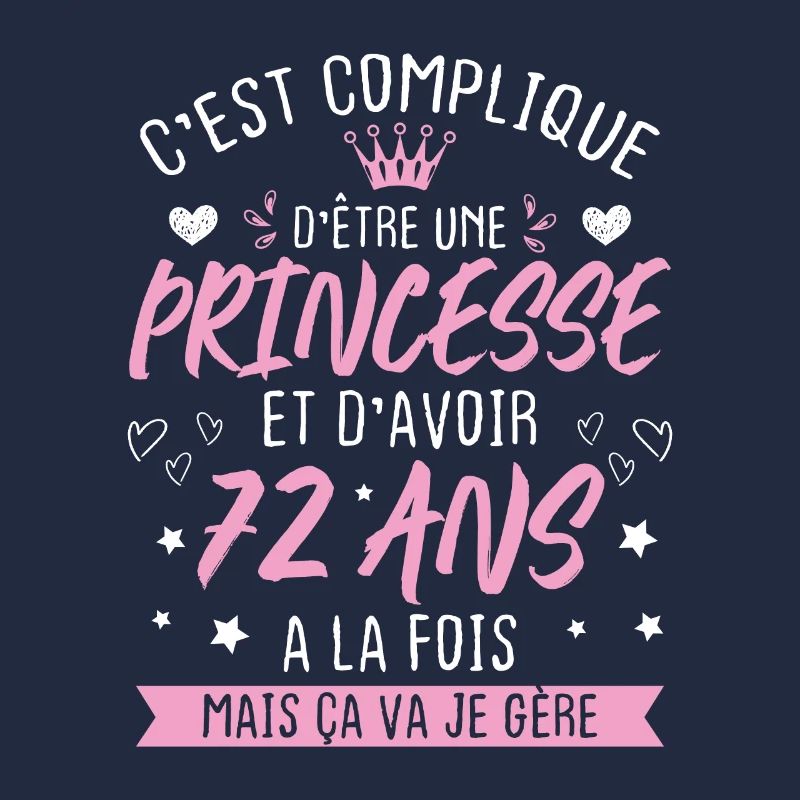 Une princesse et d'avoir 72 ans, Cadeau 72 ans