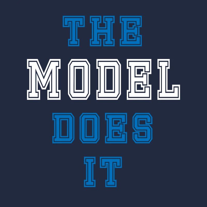 The Model does it Model Geschenk