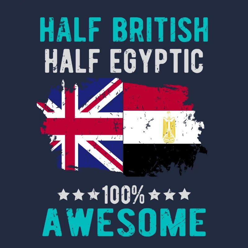 Moitié britannique moitié égyptien
