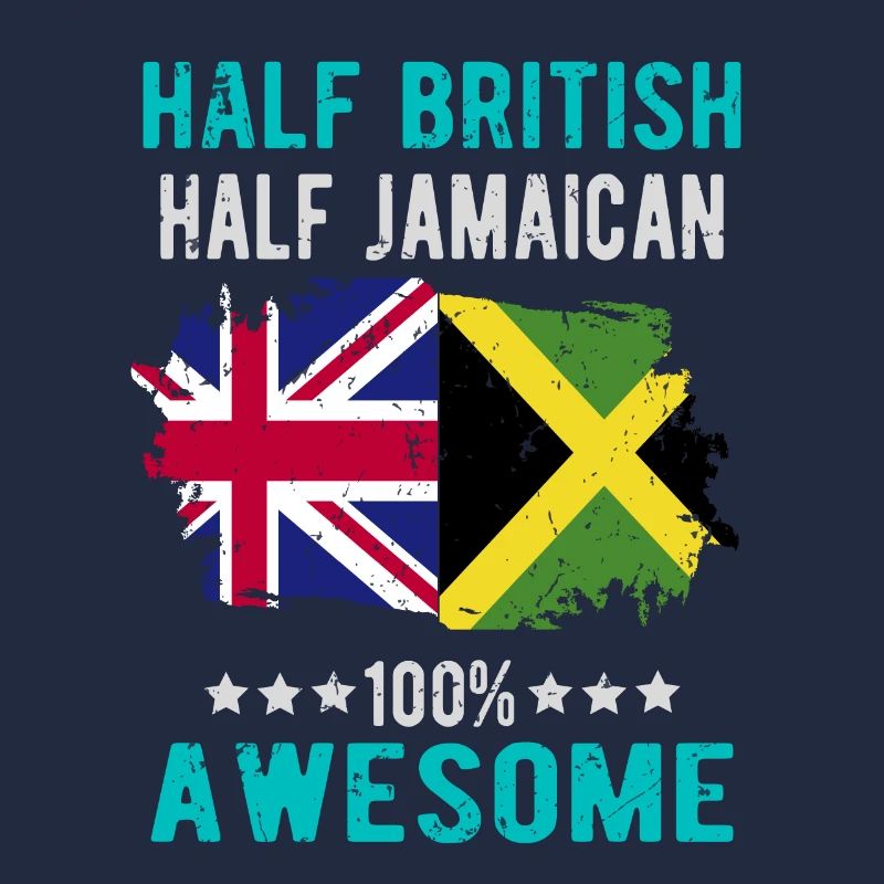 Half British Half Jamaican